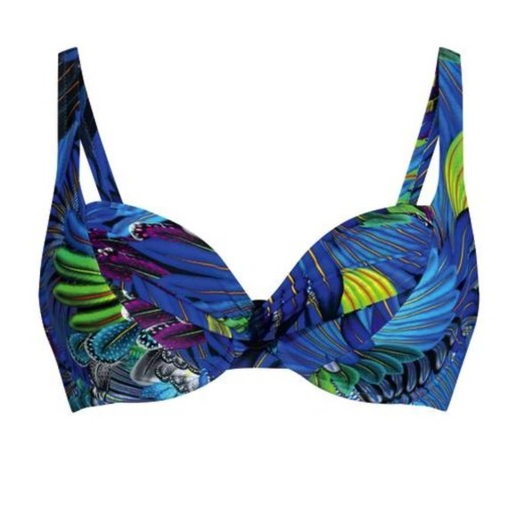 ‼️SALE ‼️ New Anita Rosa Faia Hermine Blue Bikini Set Size 12 / 38D - Picture 5 of 13